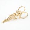 Gold Scissors Double Ring (RLS012) Instock $7.50