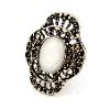Vintage White Stone Ring (RLS018) Instock $7.50
